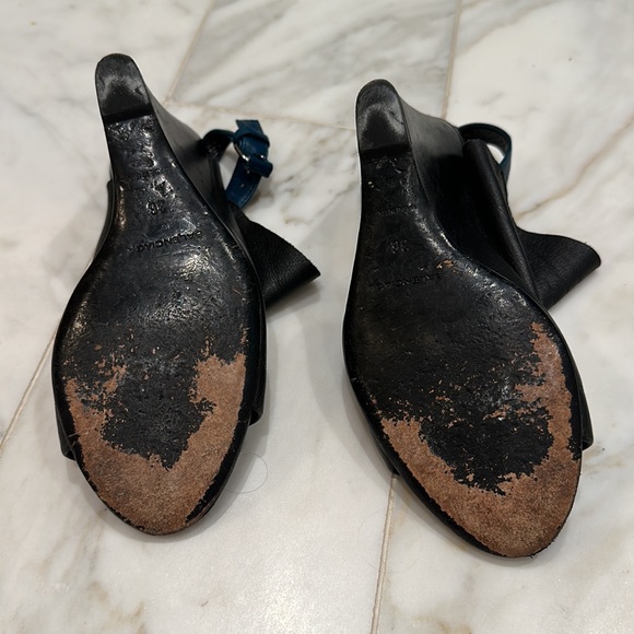 Balenciaga leather sling back wedges - Picture 5 of 5